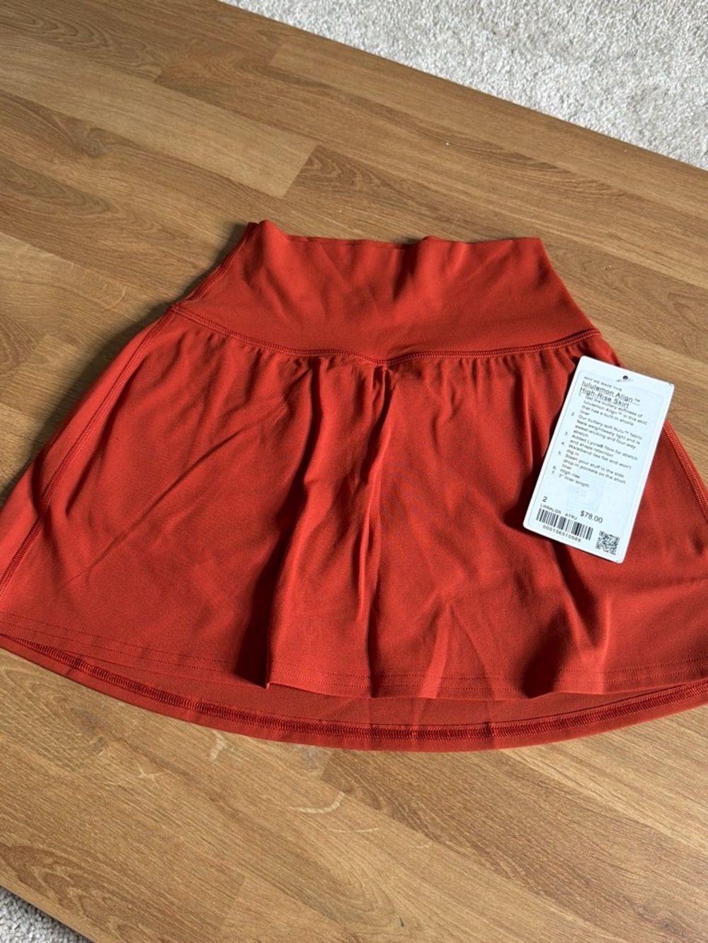 NWT Lululemon Align High-Rise Skirt size 2 - Picture 4 of 5